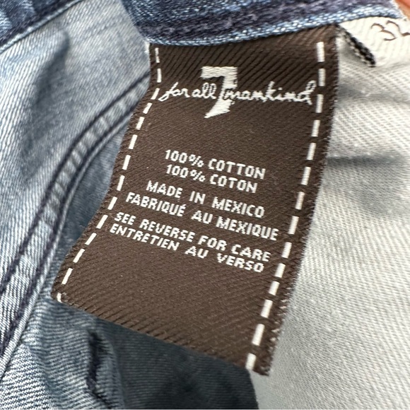 7 For All Mankind Women's Blue Jeans - Picture 6 of 7